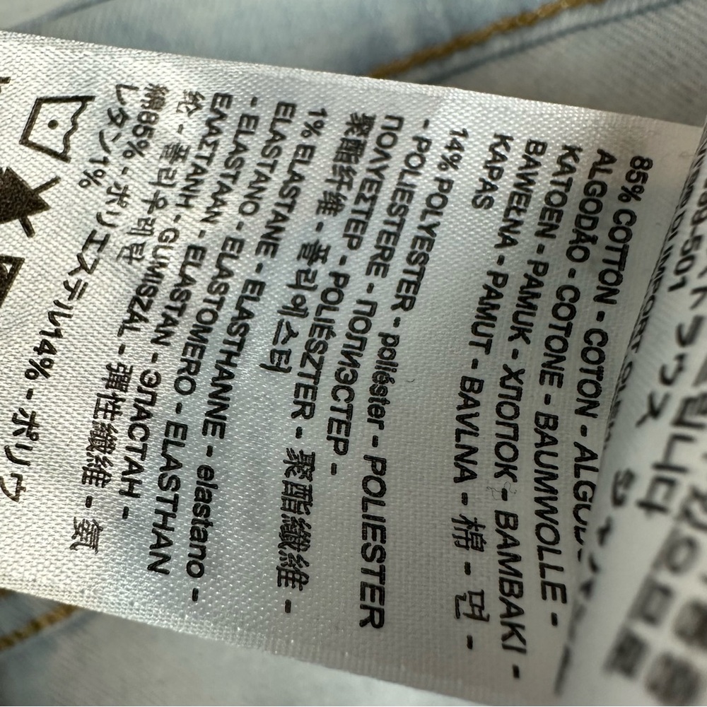 Levi’s ribcage straight ankle jeans size 31 - Picture 6 of 6